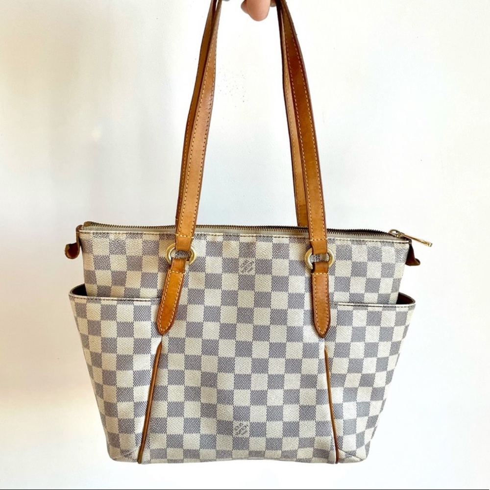 🤩authentic Louis Vuitton Damier Azur Totally tote PM